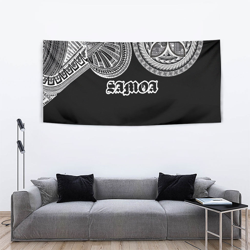 Samoa Traditional Tattoo Tapestry Tribal Tatau Pattern LT03 - Polynesian Pride