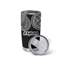 Samoa Traditional Tattoo Tumbler Cup Tribal Tatau Pattern LT03 - Polynesian Pride