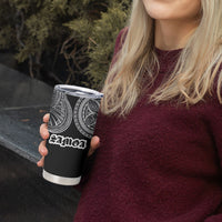 Samoa Traditional Tattoo Tumbler Cup Tribal Tatau Pattern LT03 - Polynesian Pride