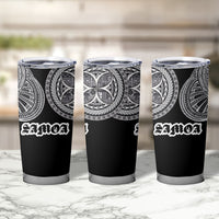 Samoa Traditional Tattoo Tumbler Cup Tribal Tatau Pattern LT03 - Polynesian Pride