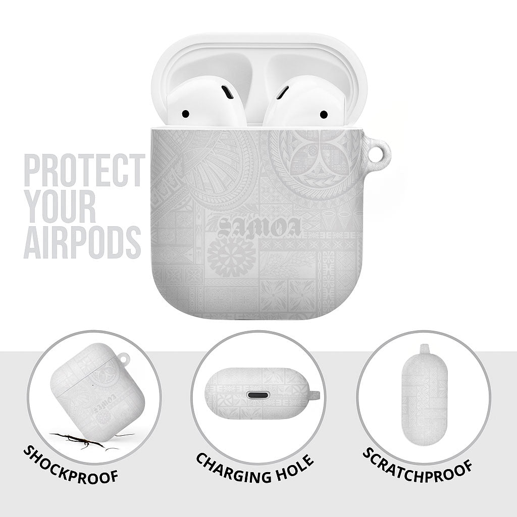 Samoa Lotu Tamaiti AirPods Case Tribal Tatau with Siapo Pattern LT03 - Polynesian Pride