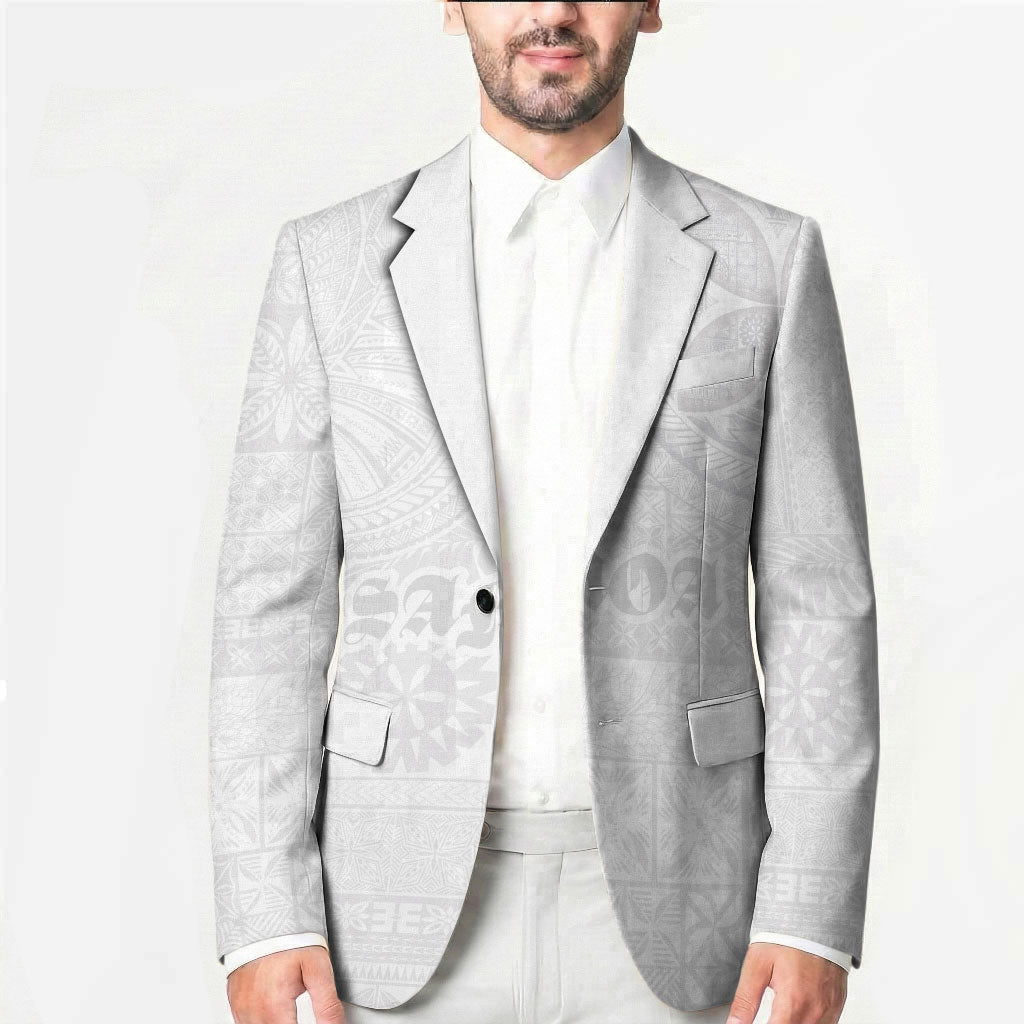 Samoa Lotu Tamaiti Blazer Tribal Tatau with Siapo Pattern LT03 - Polynesian Pride
