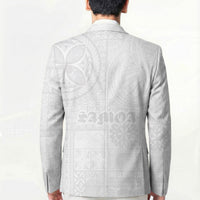 Samoa Lotu Tamaiti Blazer Tribal Tatau with Siapo Pattern LT03 - Polynesian Pride