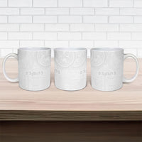 Samoa Lotu Tamaiti Ceramic Mug Tribal Tatau with Siapo Pattern LT03 - Polynesian Pride