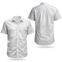 Samoa Lotu Tamaiti Couples Matching Short Sleeve Bodycon Dress and Hawaiian Shirt Tribal Tatau with Siapo Pattern LT03 - Polynesian Pride