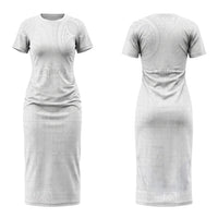 Samoa Lotu Tamaiti Couples Matching Short Sleeve Bodycon Dress and Long Sleeve Button Shirt Tribal Tatau with Siapo Pattern LT03 - Polynesian Pride