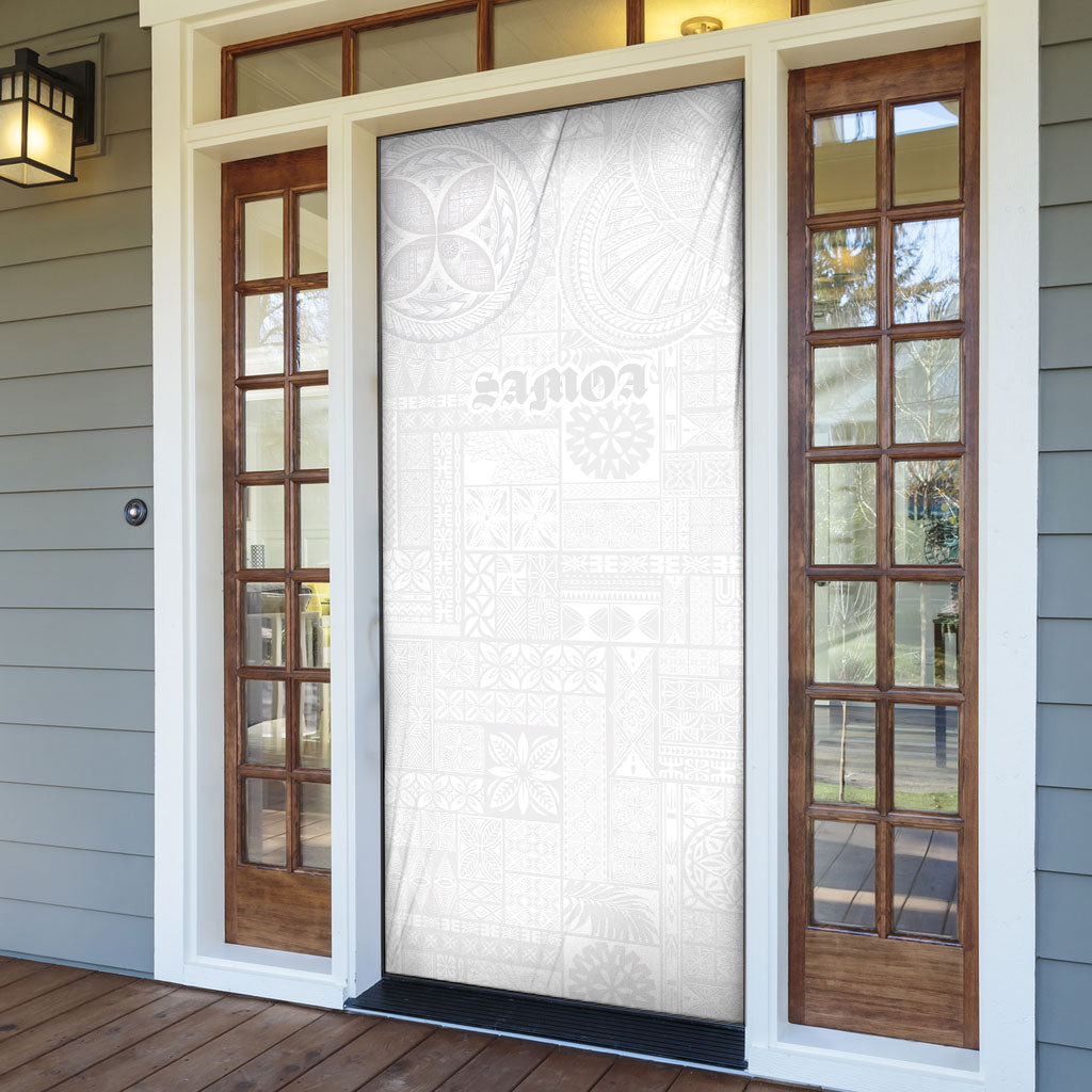 Samoa Lotu Tamaiti Door Cover Tribal Tatau with Siapo Pattern LT03 - Polynesian Pride