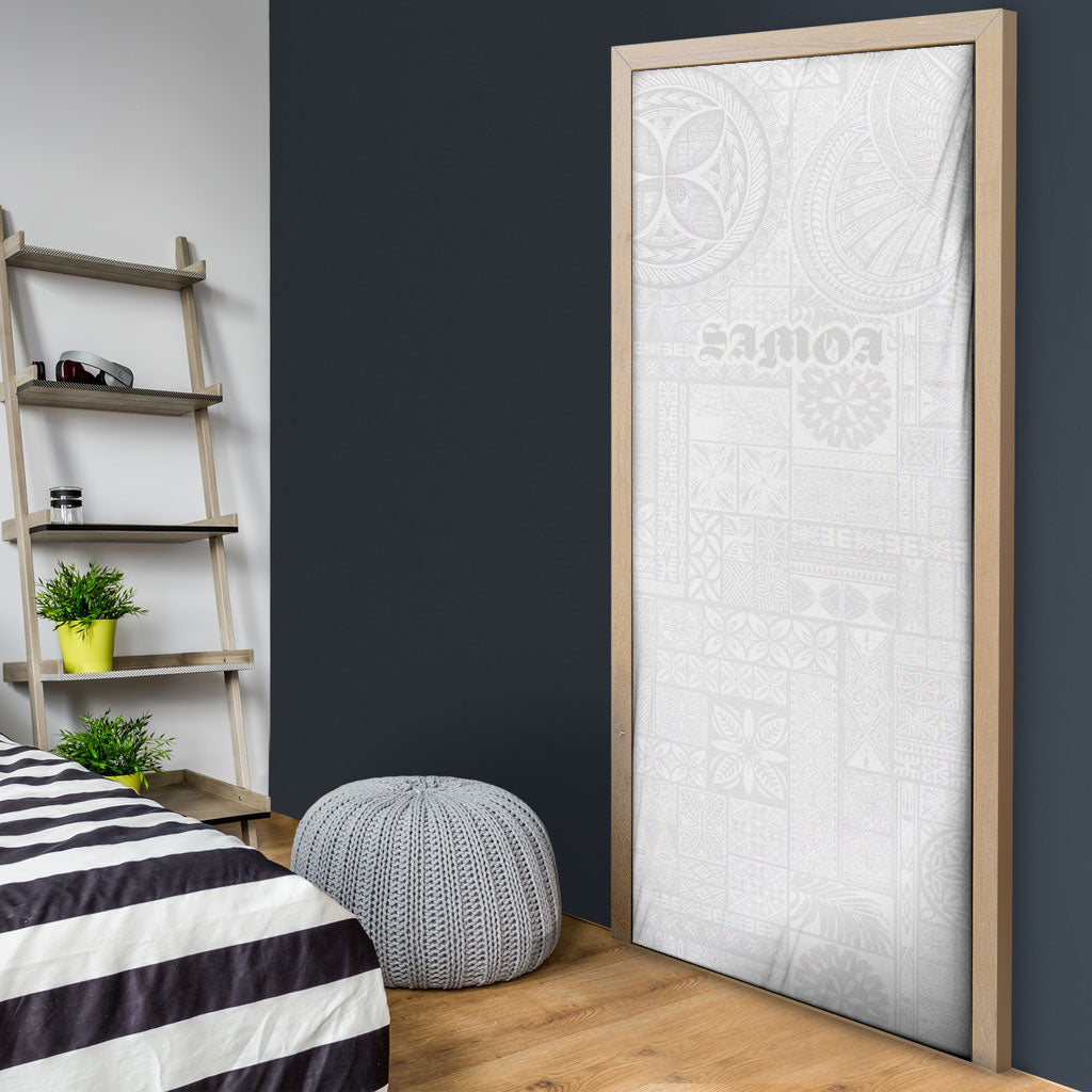Samoa Lotu Tamaiti Door Cover Tribal Tatau with Siapo Pattern LT03 - Polynesian Pride