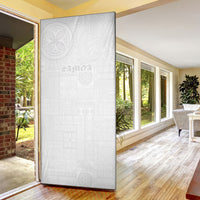 Samoa Lotu Tamaiti Door Cover Tribal Tatau with Siapo Pattern LT03 - Polynesian Pride