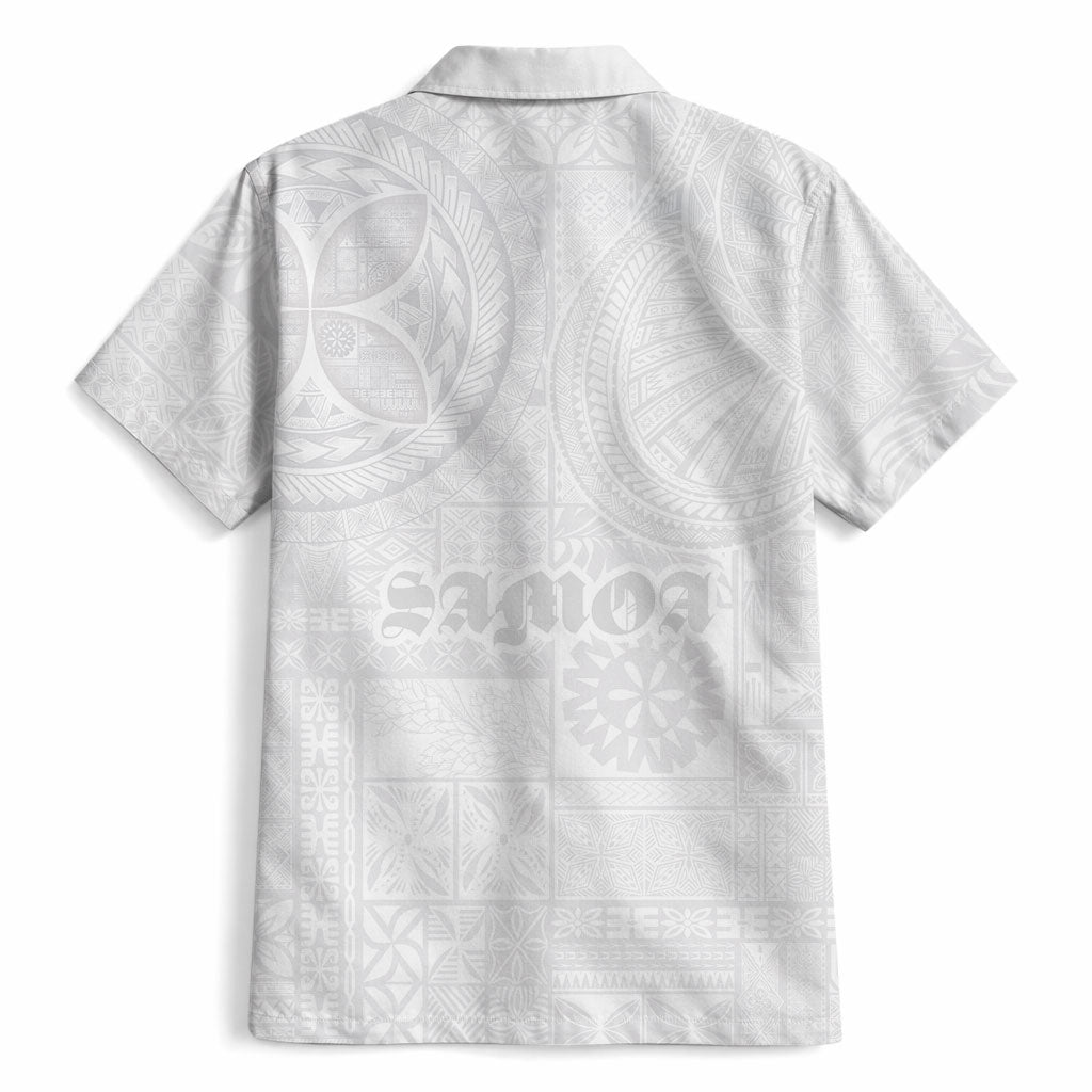 Samoa Lotu Tamaiti Hawaiian Shirt Tribal Tatau with Siapo Pattern LT03 - Polynesian Pride