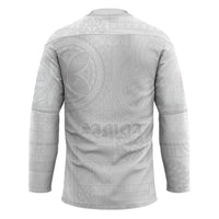 Samoa Lotu Tamaiti Hockey Jersey Tribal Tatau with Siapo Pattern LT03 - Polynesian Pride
