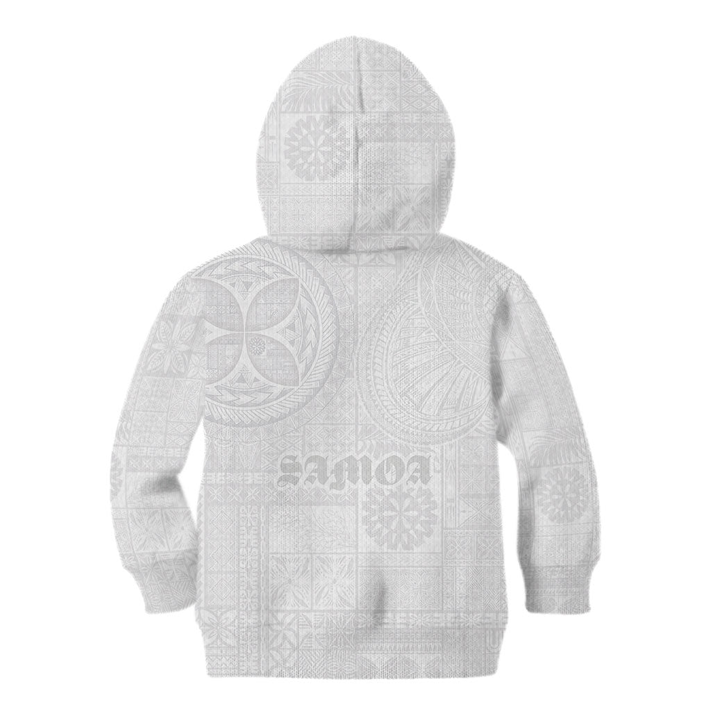 Samoa Lotu Tamaiti Kid Hoodie Tribal Tatau with Siapo Pattern LT03 - Polynesian Pride