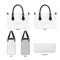 Samoa Lotu Tamaiti Leather Bag Tribal Tatau with Siapo Pattern LT03 - Polynesian Pride