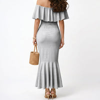 Samoa Lotu Tamaiti Mermaid Dress Tribal Tatau with Siapo Pattern LT03 - Polynesian Pride