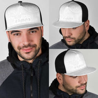 Samoa Lotu Tamaiti Mesh Trucker Cap Tribal Tatau with Siapo Pattern LT03 - Polynesian Pride
