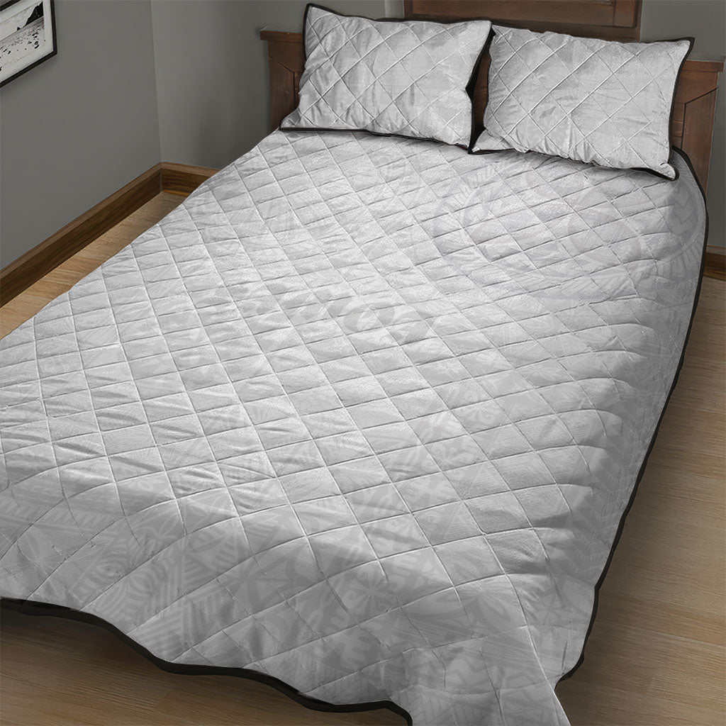 Samoa Lotu Tamaiti Quilt Bed Set Tribal Tatau with Siapo Pattern LT03 - Polynesian Pride