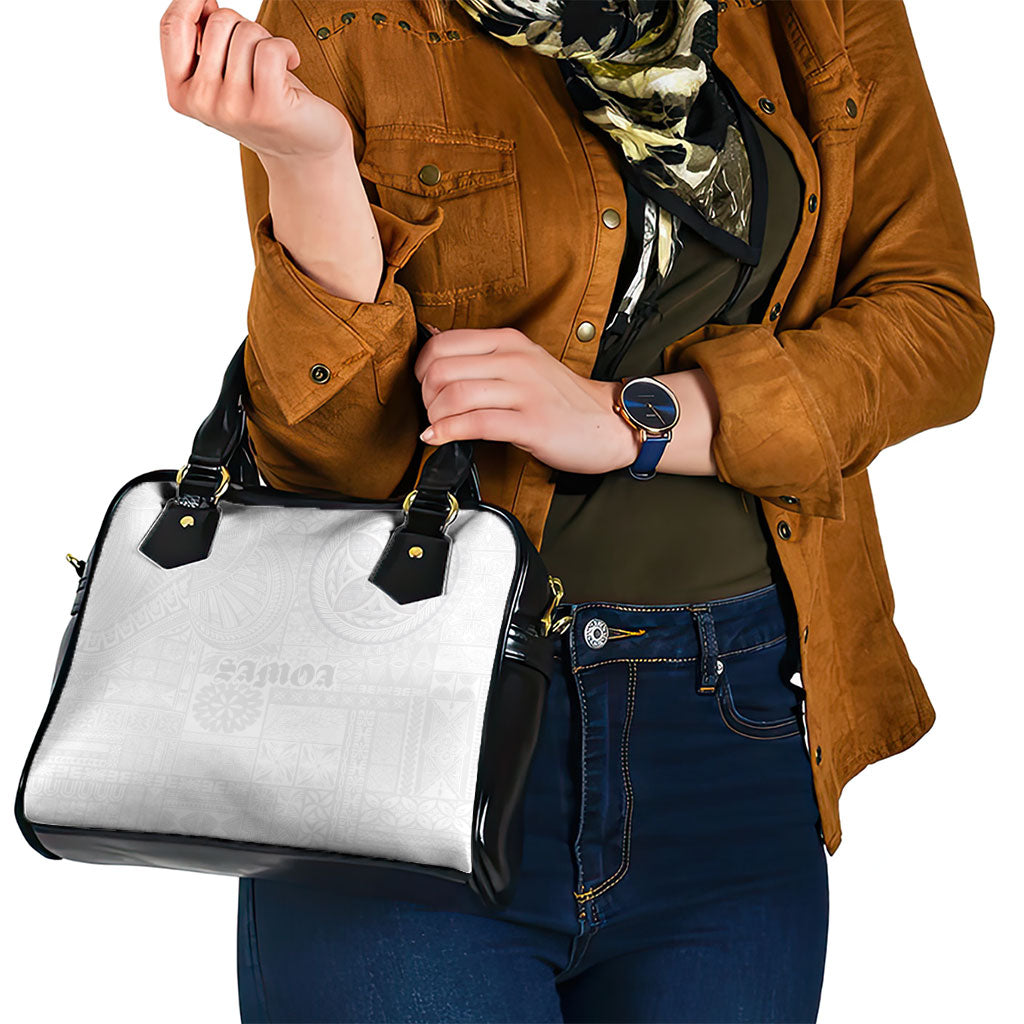 Samoa Lotu Tamaiti Shoulder Handbag Tribal Tatau with Siapo Pattern LT03 - Polynesian Pride