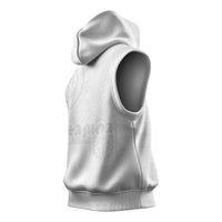 Samoa Lotu Tamaiti Sleeveless Hoodie Tribal Tatau with Siapo Pattern LT03 - Polynesian Pride
