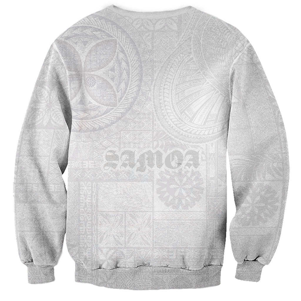 Samoa Lotu Tamaiti Sweatshirt Tribal Tatau with Siapo Pattern LT03 - Polynesian Pride