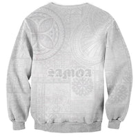 Samoa Lotu Tamaiti Sweatshirt Tribal Tatau with Siapo Pattern LT03 - Polynesian Pride