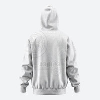 Samoa Lotu Tamaiti Zip Hoodie Tribal Tatau with Siapo Pattern LT03 - Polynesian Pride