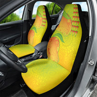 Hawaiian Mango Car Seat Cover Polynesian Art Pattern and Kakau Tattoo LT03 - Polynesian Pride