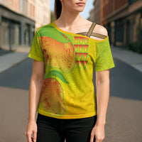 Hawaiian Mango Cross Shoulder Shirt Polynesian Art Pattern and Kakau Tattoo LT03 - Polynesian Pride
