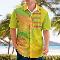 Hawaiian Mango Hawaiian Shirt Polynesian Art Pattern and Kakau Tattoo LT03 - Polynesian Pride