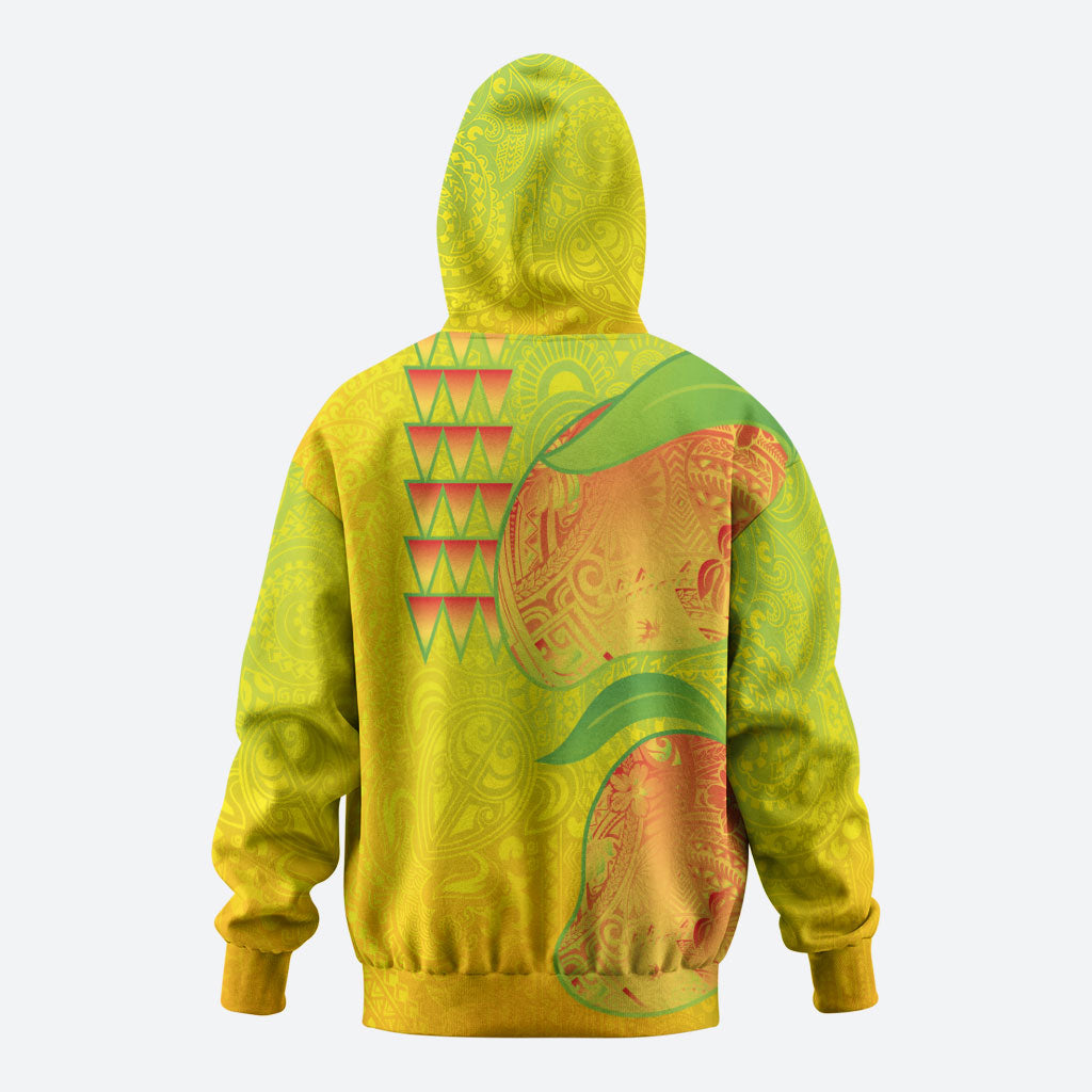 Hawaiian Mango Hoodie Polynesian Art Pattern and Kakau Tattoo LT03 - Polynesian Pride