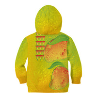 Hawaiian Mango Kid Hoodie Polynesian Art Pattern and Kakau Tattoo LT03 - Polynesian Pride