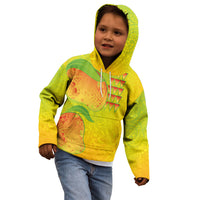 Hawaiian Mango Kid Hoodie Polynesian Art Pattern and Kakau Tattoo LT03 - Polynesian Pride