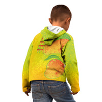Hawaiian Mango Kid Hoodie Polynesian Art Pattern and Kakau Tattoo LT03 - Polynesian Pride