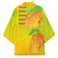 Hawaiian Mango Kimono Polynesian Art Pattern and Kakau Tattoo LT03 - Polynesian Pride