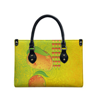Hawaiian Mango Leather Bag Polynesian Art Pattern and Kakau Tattoo LT03 - Polynesian Pride