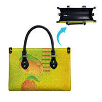 Hawaiian Mango Leather Bag Polynesian Art Pattern and Kakau Tattoo LT03 - Polynesian Pride