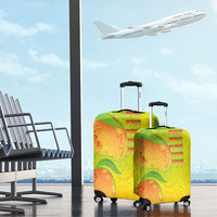 Hawaiian Mango Luggage Cover Polynesian Art Pattern and Kakau Tattoo LT03 - Polynesian Pride