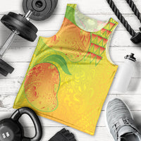 Hawaiian Mango Men Tank Top Polynesian Art Pattern and Kakau Tattoo LT03 - Polynesian Pride