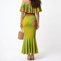 Hawaiian Mango Mermaid Dress Polynesian Art Pattern and Kakau Tattoo LT03 - Polynesian Pride