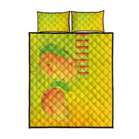 Hawaiian Mango Quilt Bed Set Polynesian Art Pattern and Kakau Tattoo LT03 - Polynesian Pride