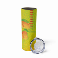 Hawaiian Mango Skinny Tumbler Polynesian Art Pattern and Kakau Tattoo LT03 - Polynesian Pride