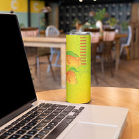 Hawaiian Mango Skinny Tumbler Polynesian Art Pattern and Kakau Tattoo LT03 - Polynesian Pride