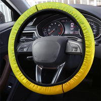 Hawaiian Mango Steering Wheel Cover Polynesian Art Pattern and Kakau Tattoo LT03 - Polynesian Pride
