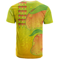 Hawaiian Mango T Shirt Polynesian Art Pattern and Kakau Tattoo LT03 - Polynesian Pride