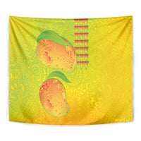 Hawaiian Mango Tapestry Polynesian Art Pattern and Kakau Tattoo LT03 - Polynesian Pride