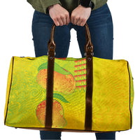 Hawaiian Mango Travel Bag Polynesian Art Pattern and Kakau Tattoo LT03 Yellow - Polynesian Pride