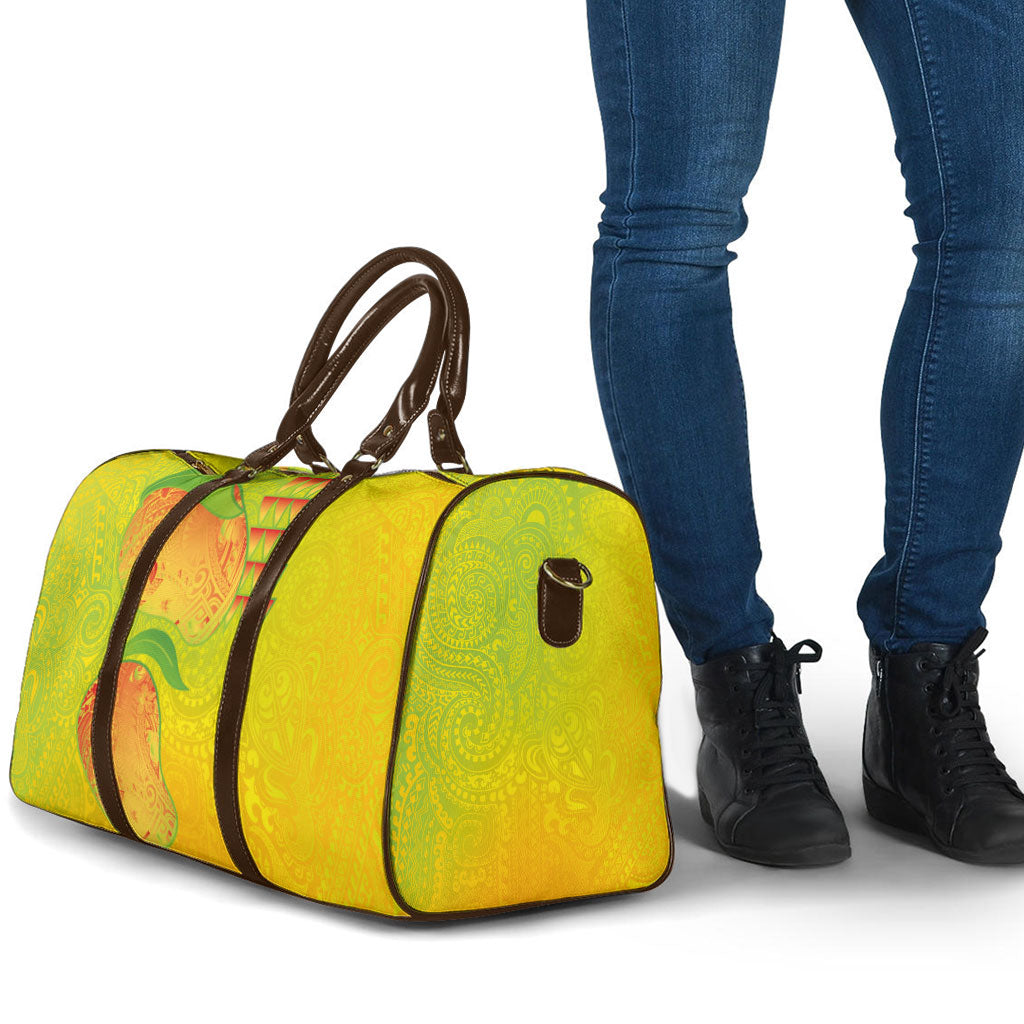 Hawaiian Mango Travel Bag Polynesian Art Pattern and Kakau Tattoo LT03 - Polynesian Pride