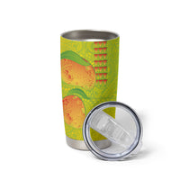 Hawaiian Mango Tumbler Cup Polynesian Art Pattern and Kakau Tattoo LT03 - Polynesian Pride