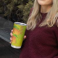 Hawaiian Mango Tumbler Cup Polynesian Art Pattern and Kakau Tattoo LT03 - Polynesian Pride