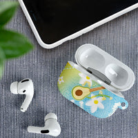 Hawaiian Ukulele Avocado AirPods Case Leis and Polynesian Pattern LT03 - Polynesian Pride
