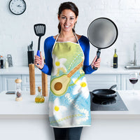 Hawaiian Ukulele Avocado Apron Leis and Polynesian Pattern LT03 - Polynesian Pride
